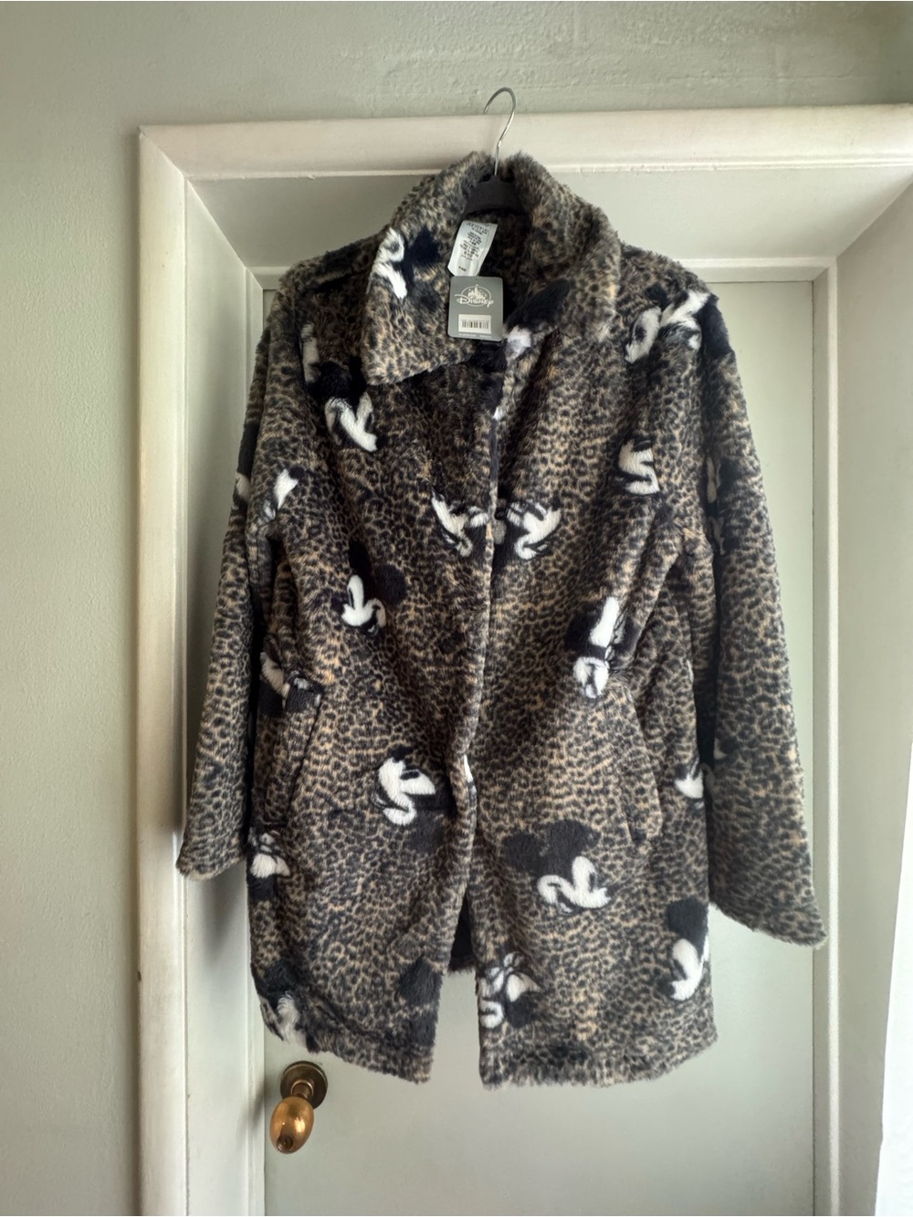 BNWT NEVER WORN Disney Mickey Faux Fur Coat